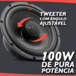 KIT COAXIAL 6 POL 6,5 POL CARROUSSEL AUTO STUDIO CA650-CX