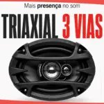 KIT TRIAXIAL 6X9 POL CARROUSSEL AUTO SPRINT CA690-TL